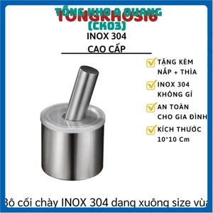 Cối chày Inox 304 cao cấp AnShin