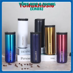 Ly Giữ Nhiệt 400ml Đa Năng Đựng Cà Phê Chân Không Cao Cấp Nắp Chống Tràn, Bình Giữ Nhiệt Đựng Coffee Inox 304