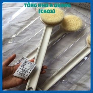 Cọ Lưng Siêu Mềm Xuất Nhật Hàng Xịn FULL HỘP ,  Bàn Chải Chà Lưng Muji Nhật Bản,  Cây Cọ Tắm Kì Lưng Thư Giãn Dài 35Cm