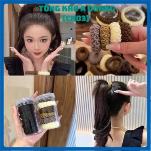 Set Dây Buộc Tóc 136 Chi Tiết, Set 136 chi Tiết Gồm 20 Dây Buộc Tóc Gắn TAG, 100 Chun Buộc Tóc... Dây Buộc Tóc Hàn Quốc