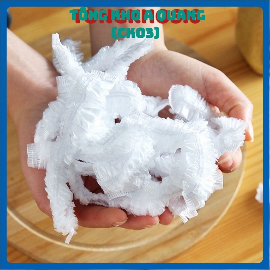 Túi màng bọc thực phẩm JYoohome chất liệu PE co dãn có chun siêu dai, Túi gấu bọc đồ ăn