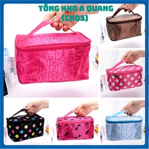 Túi Đựng Mỹ Phẩm GC686 Mới Về - Cốp Đựng Đồ Trang Điểm Xách Tay Hình Hộp Họa Tiết Bắt Mắt 3564