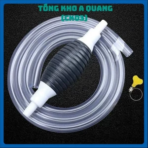 Dụng cụ bơm hút rượu xăng dầu chất lỏng bóp tay , hút chất lỏng, BƠM HÚT CHẤT LỎNG BÓP TAY KÈM DÂY 1M , BOMHUTCHATLONG