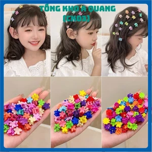 KẸP TÓC DỄ THƯƠNG CHO BÉ, hôp 100 Kẹp Tóc Hình Hoa / Cặp Tóc Ngôi Sao Dễ Thương Cho Bé Gái: KEPTOCCHOBE92