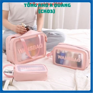 Sét 3 Túi Đựng Mỹ Phẩm WASHBAG Du Lịch , TÚI WASHBAG