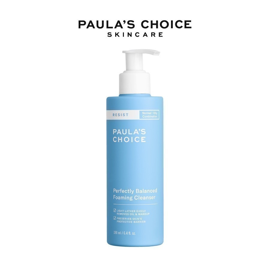 Ảnh Sữa rửa mặt cân bằng da hoàn hảo Paula's Choice Resist Perfectly Balanced Foaming Cleanser 190ml mã: 7830 1