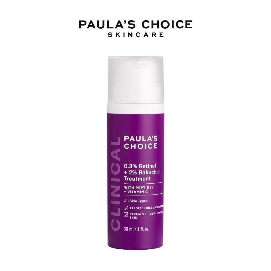 Ảnh Tinh chất chống lão hóa từ Retinol và Bakuchiol  Paula's Choice Clinical 0.3% Retinol + 2% Bakuchiol 30ml - 8015 2