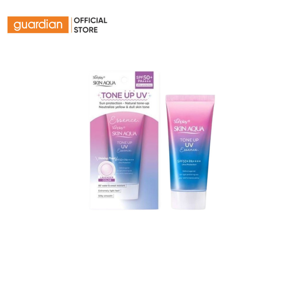 Ảnh Tinh Chất Chống Nắng Sunplay Skin Aqua Tone Up Uv Essence Lavender Spf50+ Pa++++ 50gr 1