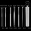 Bộ dụng cụ lấy ráy tai 6 món bằng inox chất lượng cao kèm hộp đựng sang trọng.