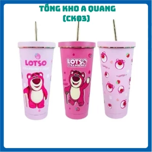Ly Giữ Nhiệt Kute Gấu Dâu Lotso 750ML, CỐC GẤU LOTSO - COCLYGIUNHIET8