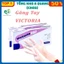 GĂNG TAY CAO SU LÀM BẾP GĂNG VIC L, Hộp 100 Găng Tay Siêu Dai Nấu Ăn Victoria Bay - MA: GANGTAY