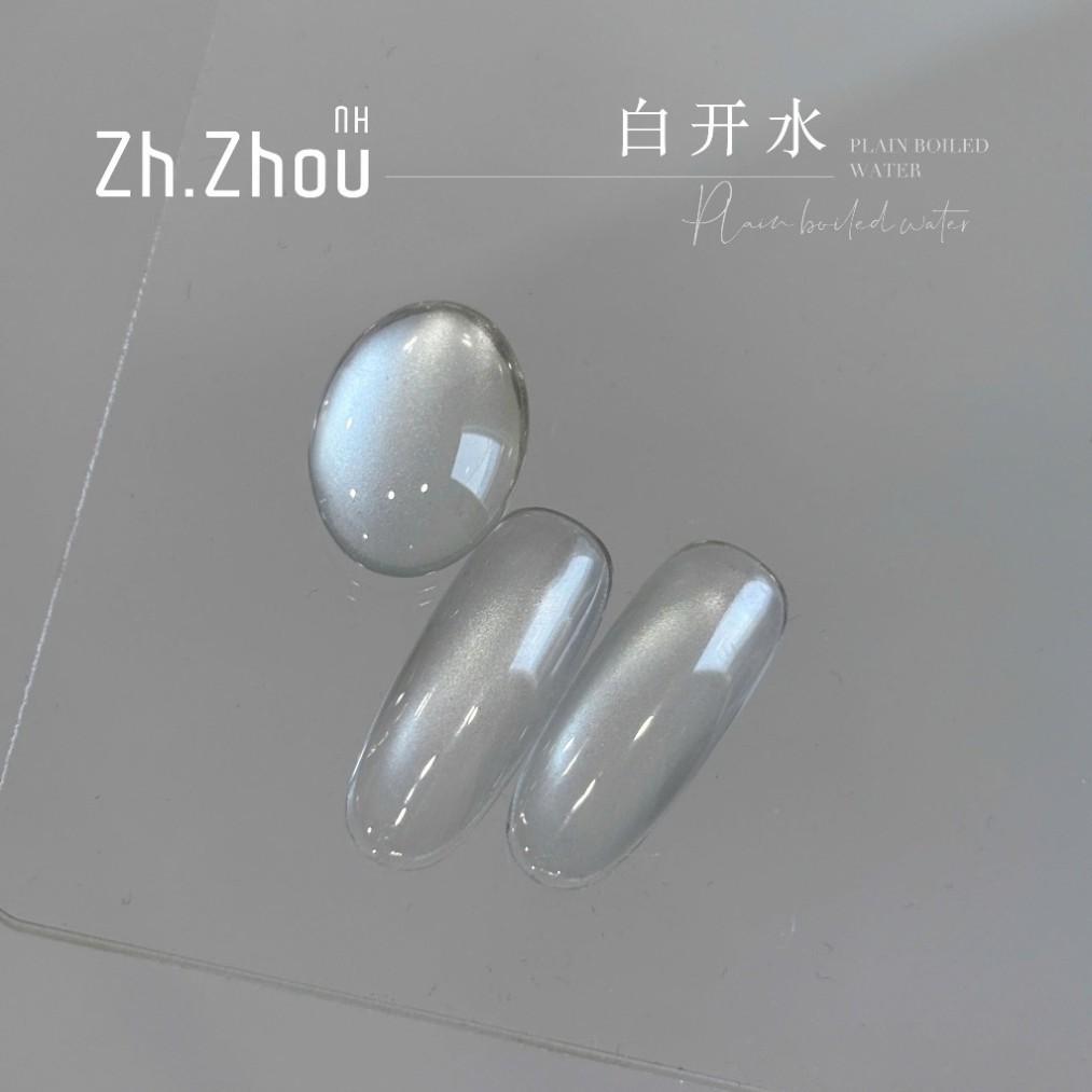 Sơn mắt mèo ánh nước trắng , sơn mắt mèo nền trong,sơn mèo ánh nước nền trong cao cấp Zh.Zhou