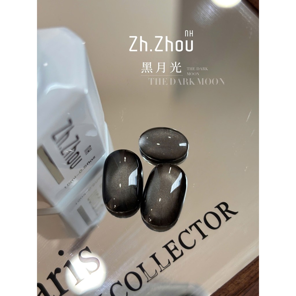 Sơn mắt mèo pha lê đen , sơn mắt mèo đen,sơn mèo kim cương cao cấp Zh.Zhou