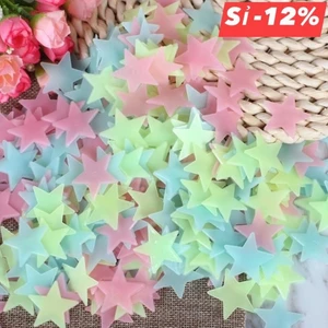 x 1 Gói Khoảng 90-100 Sao Dạ Quang Dán Tường- Kèm miếng dán