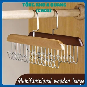MÓC TREO ĐỒ LÓT, [XẢ KHO] Móc Gỗ Treo Đồ Lót, Khăn, Thắt Lưng, Cà Vạt, Áo 2 Dây Đa Năng Tiện Dụng-MA: MOCTREODOLOT85