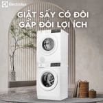 Free giao lắp - Máy sấy thông hơi 9KG Electrolux EDV904H3WC - sấy đảo chiều chống nhăn, diệt khuẩn, bền màu — ảnh 8