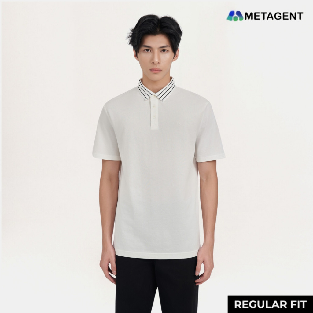 Ảnh Áo Polo nam chất liệu SUPIMA COTTON cao cấp Metagent MS 57E4209 3