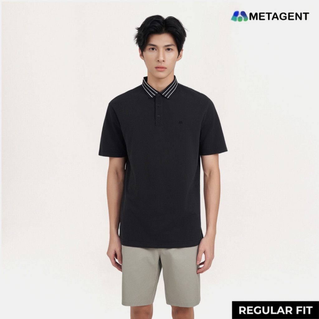 Ảnh Áo Polo nam chất liệu SUPIMA COTTON cao cấp Metagent MS 57E4209 4