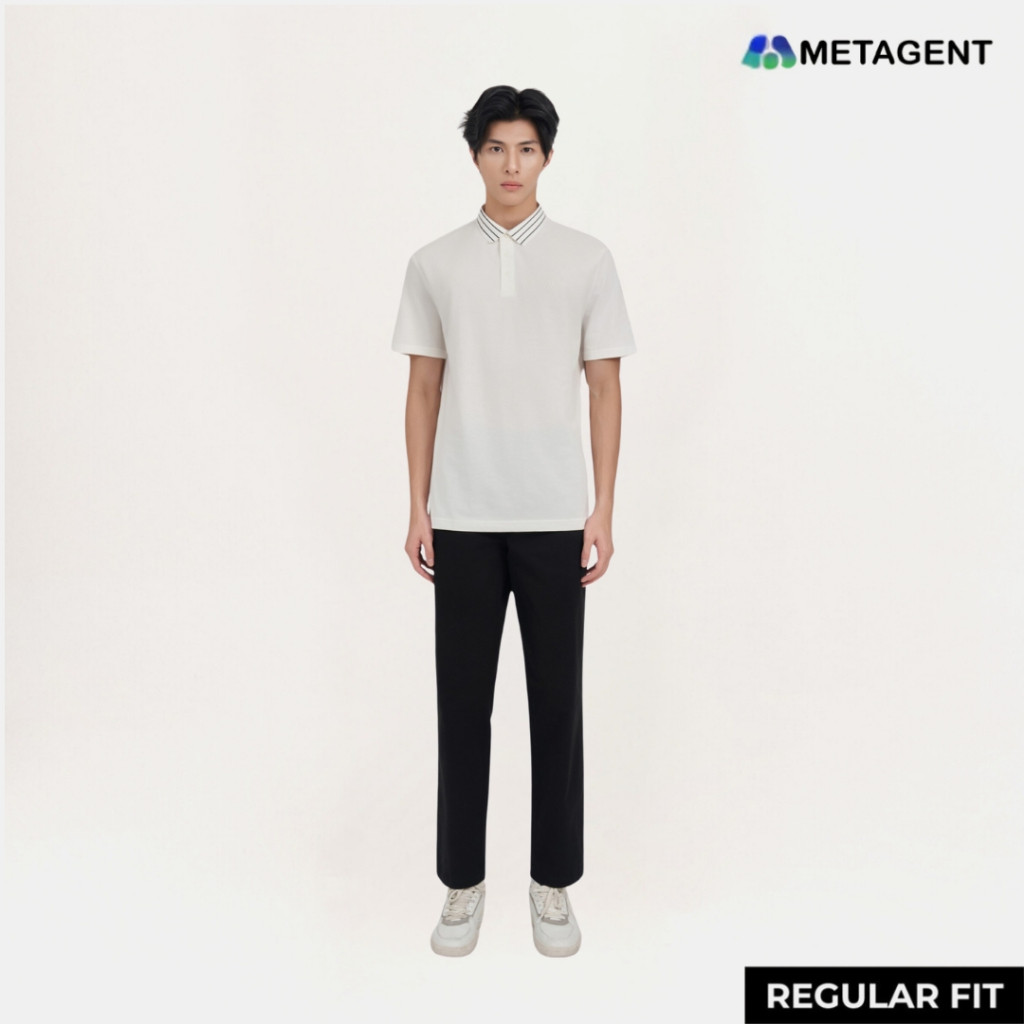 Ảnh Áo Polo nam chất liệu SUPIMA COTTON cao cấp Metagent MS 57E4209 2