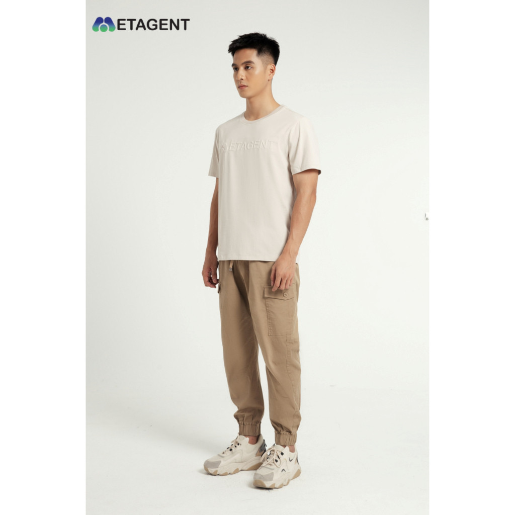 Ảnh Áo thun nam dập chữ nổi dáng Regular Fit Metagent MS 57E3589 2