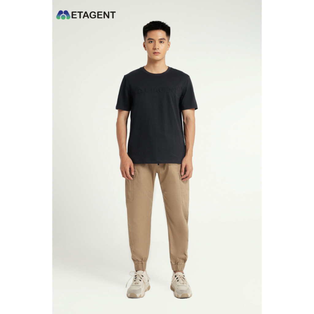 Ảnh Áo thun nam dập chữ nổi dáng Regular Fit Metagent MS 57E3589 4
