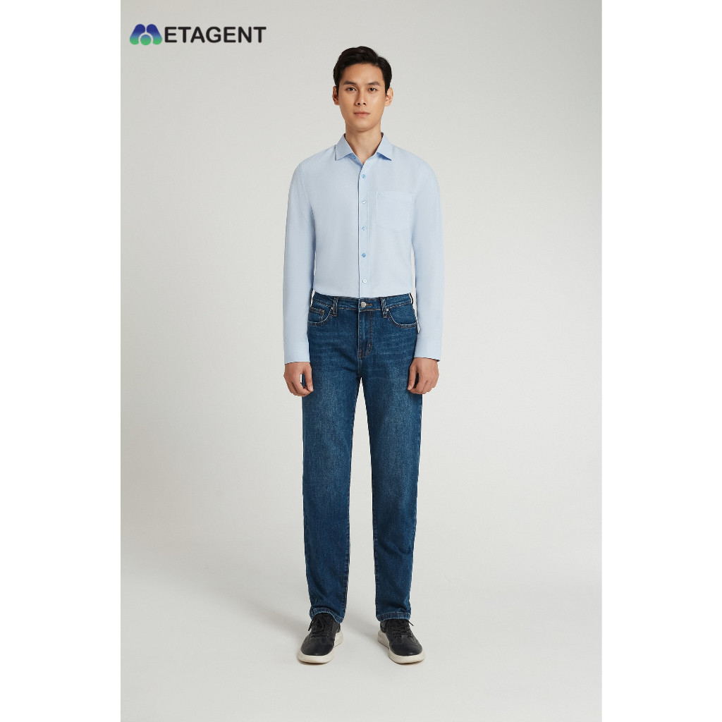 Ảnh Áo sơ mi nam dáng slim fit Metagent MS 17E3601 1