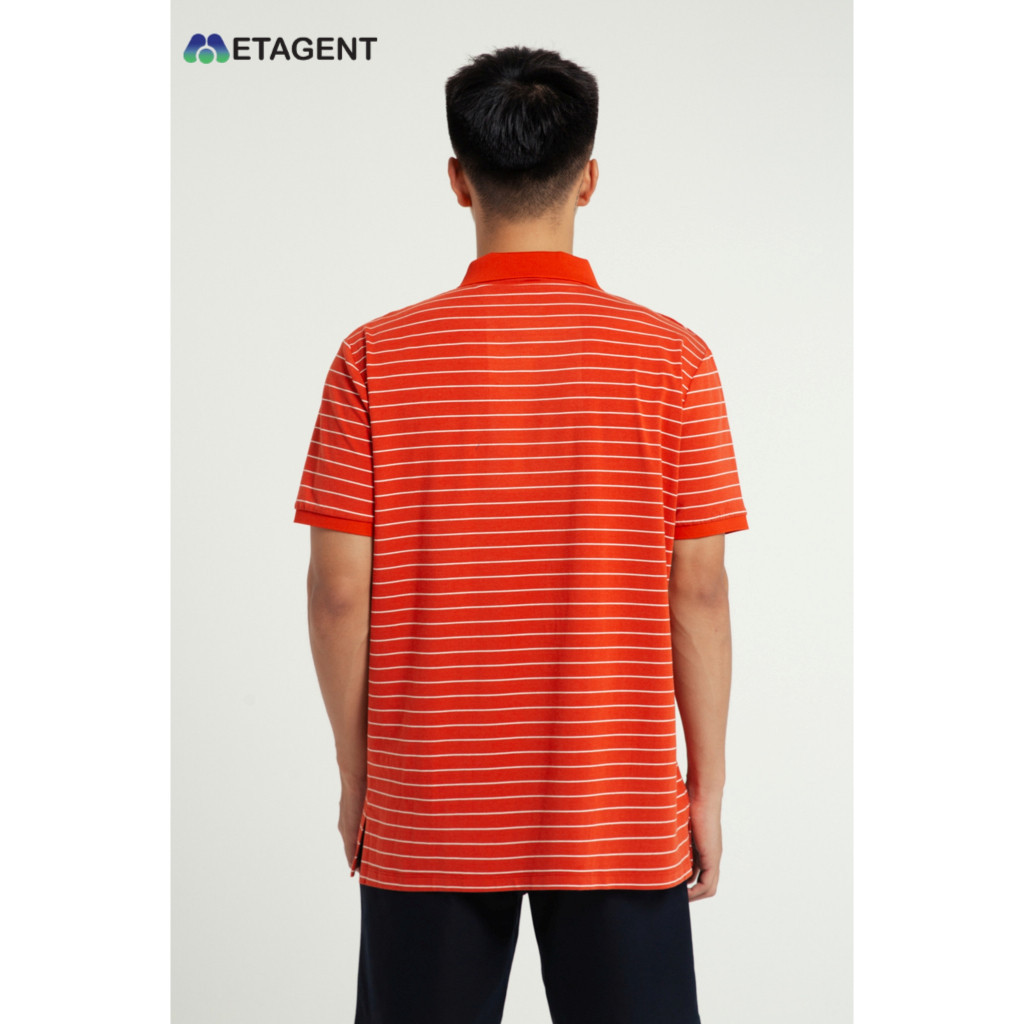 Ảnh Áo Polo nam kẻ ngang dáng Regular Fit Metagent MS 57E3414 3