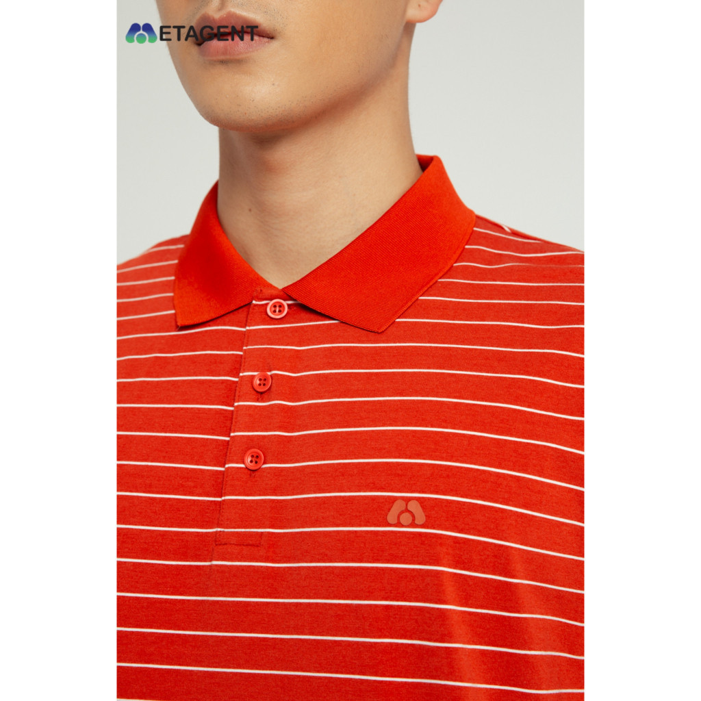 Ảnh Áo Polo nam kẻ ngang dáng Regular Fit Metagent MS 57E3414 2