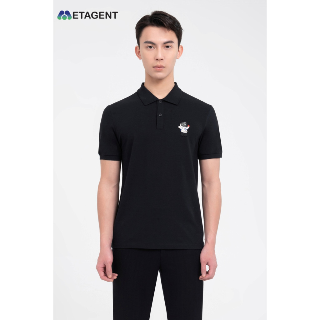 Ảnh Áo Polo nam thêu họa tiết dáng Slim Fit Metagent MS 57E3777 4