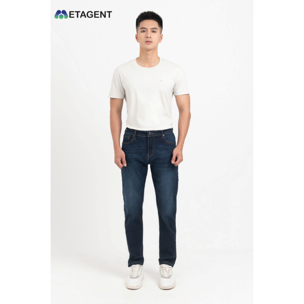 Ảnh Quần jeans nam dáng Regular Metagent MS 25E3826 1