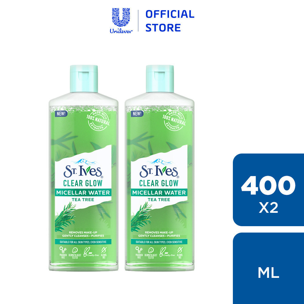 [SẢN PHẨM MỚI] Combo 02 Nước tẩy trang St.ives Micella 400ml (Tùy chọn)