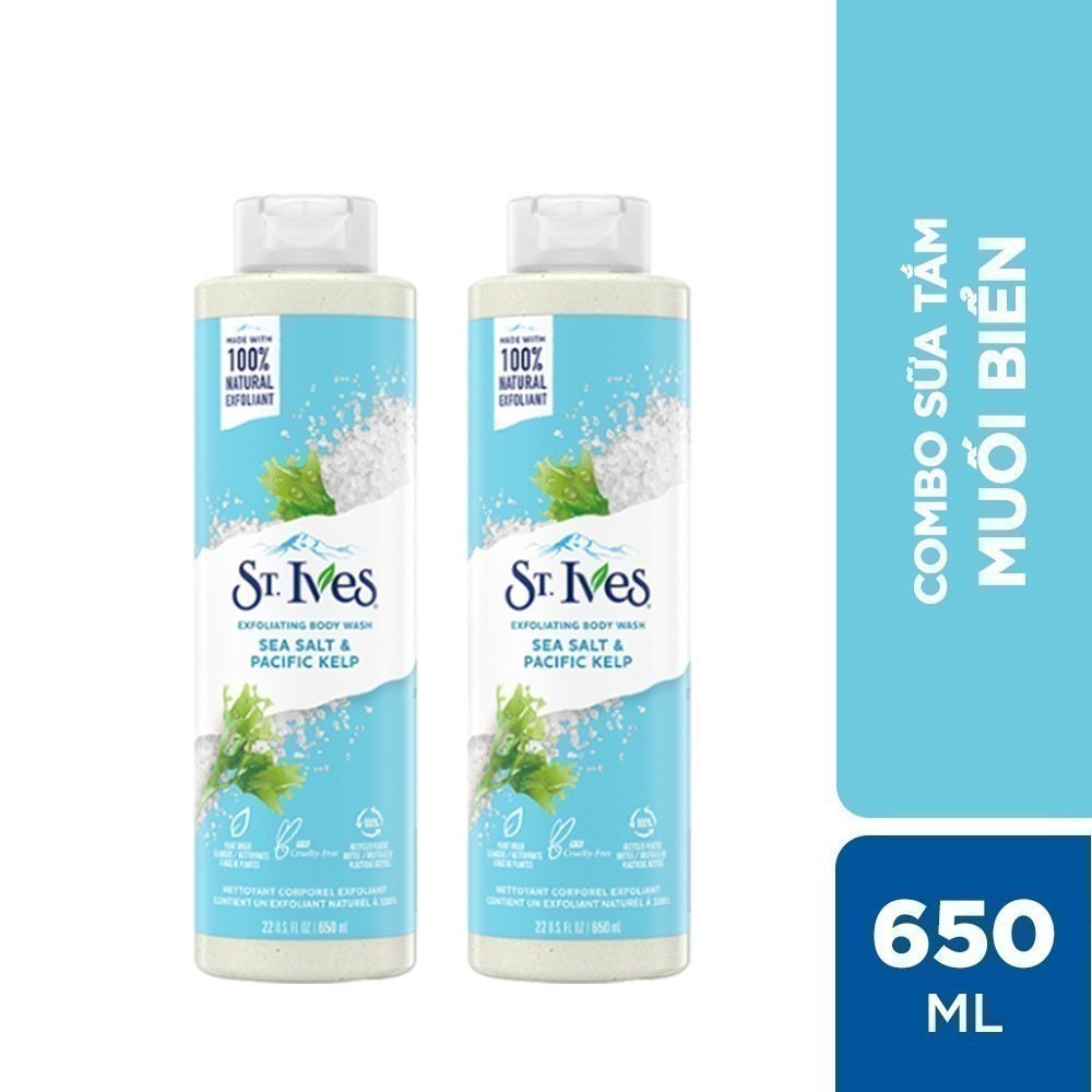 Ảnh Combo 2 sữa tắm ST.IVES 650ml (Tùy chọn mùi) 2