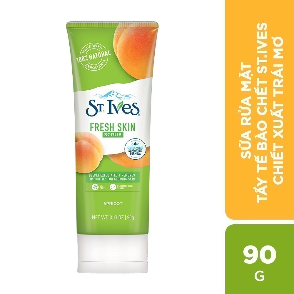 Ảnh Sữa rửa mặt tẩy tế bào da chết St.Ives chiết xuất Trái Mơ 90G 2