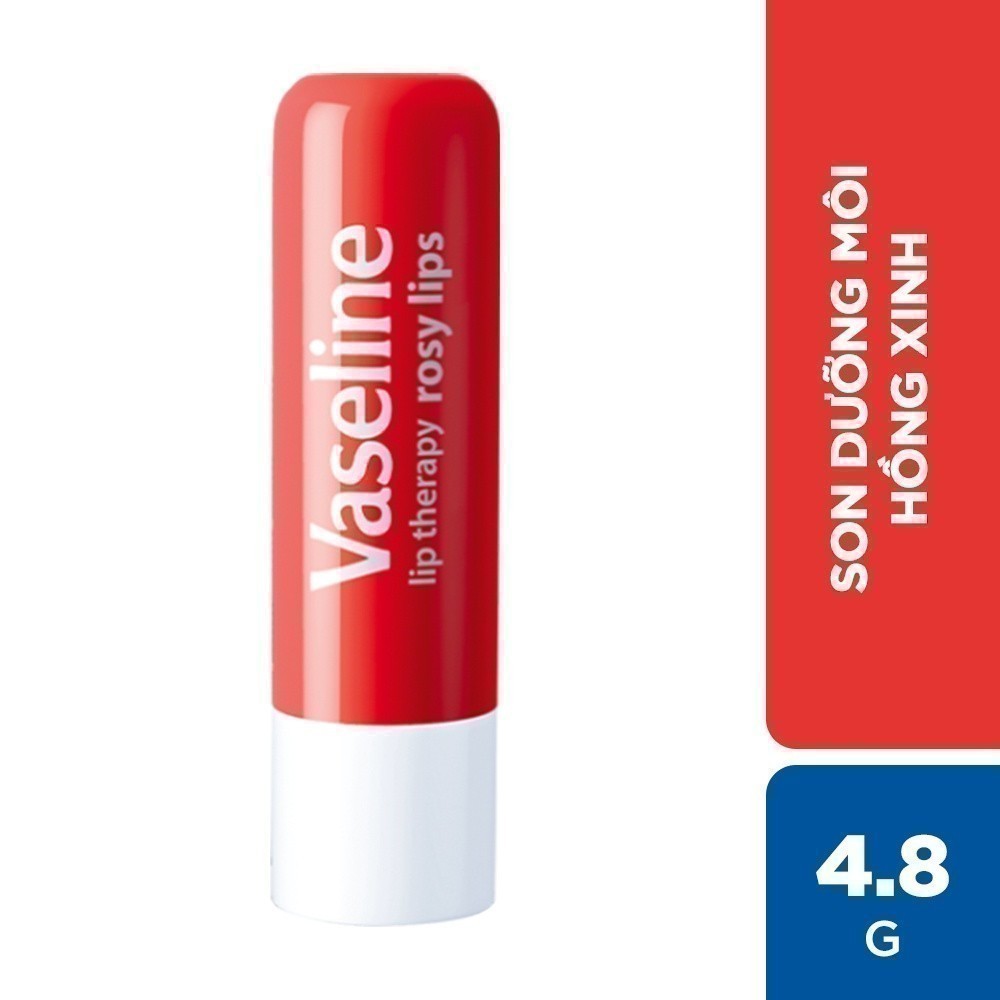 Ảnh Son Dưỡng Môi Hồng Xinh Vaseline Lip Care Stick Rosy Lips 4.8g 1
