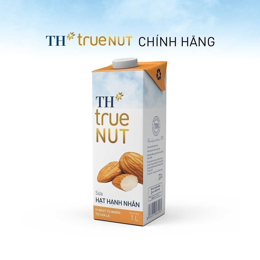Thùng Sữa Hạt Hạnh Nhân TH true NUT milk 1L (12 Hộp)
