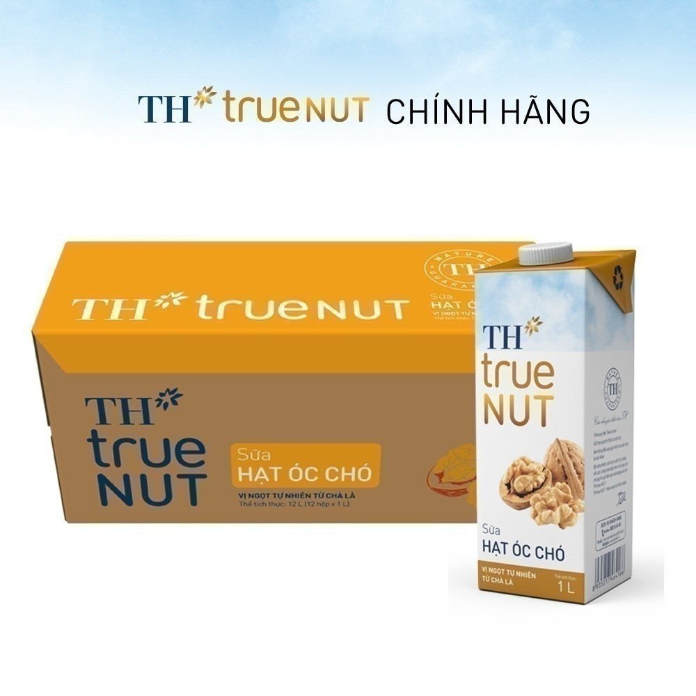Thùng Sữa Hạt Óc Chó TH true NUT milk 1L (12 Hộp)