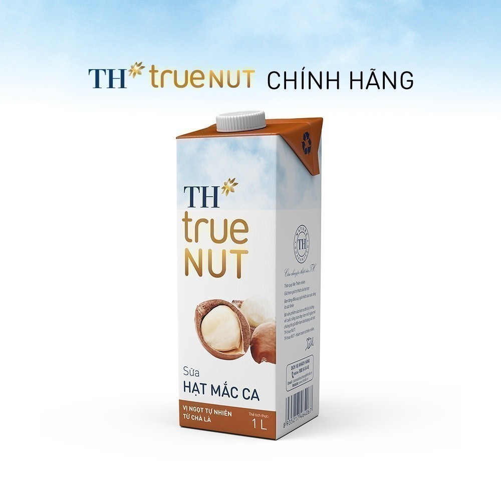 Thùng Sữa Hạt Mắc Ca TH true NUT milk 1L (12 Hộp)