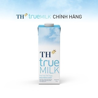 Thùng 12 hộp sữa tươi tiệt trùng TH true MILK nguyên chất 1 L (1 L x 12)
