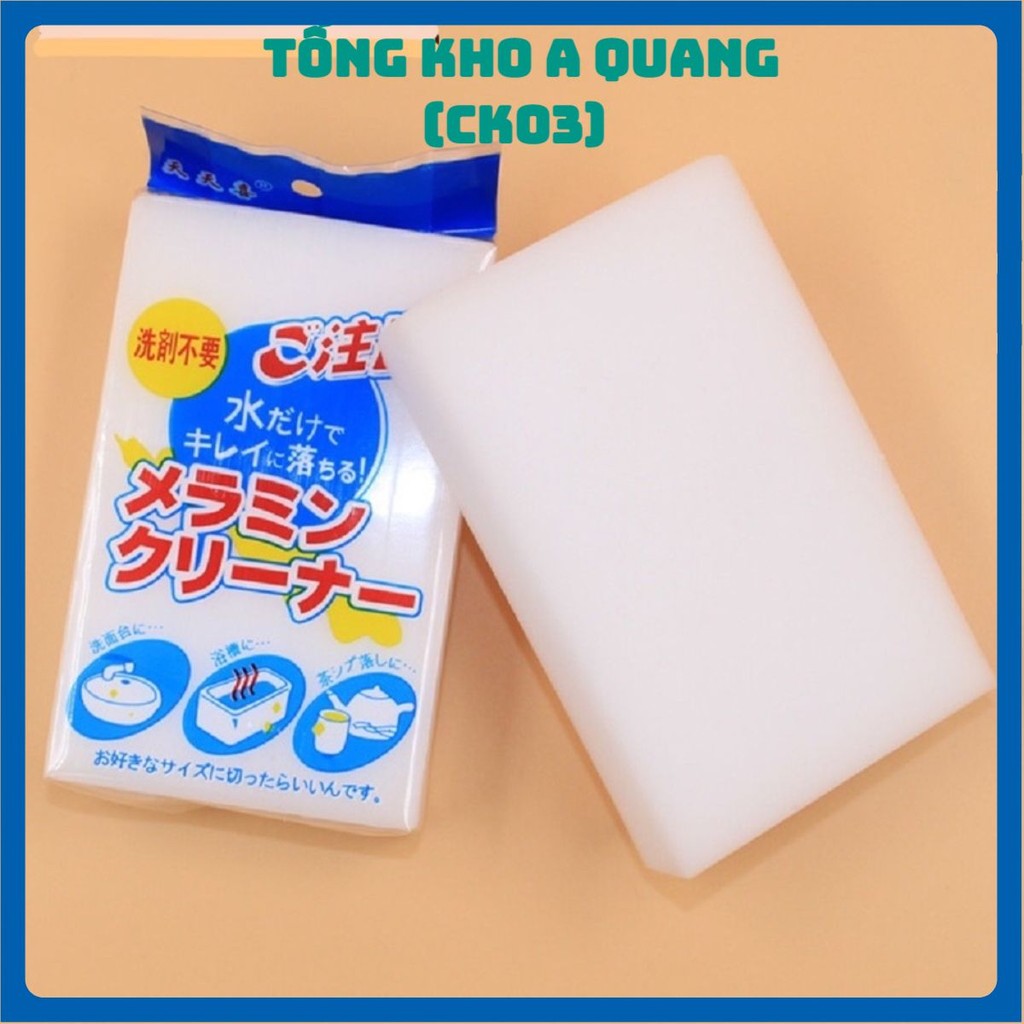 [COMBO 10]Miếng cọ rửa chén bát xanh vàng tiện dụng - Miếng bọt biển cọ rửa xoong nồi - mút lau chùi ma thuật