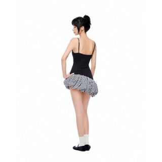 CARA Đầm ngắn hai dây nữ Mischie dáng bí lệch cá tính