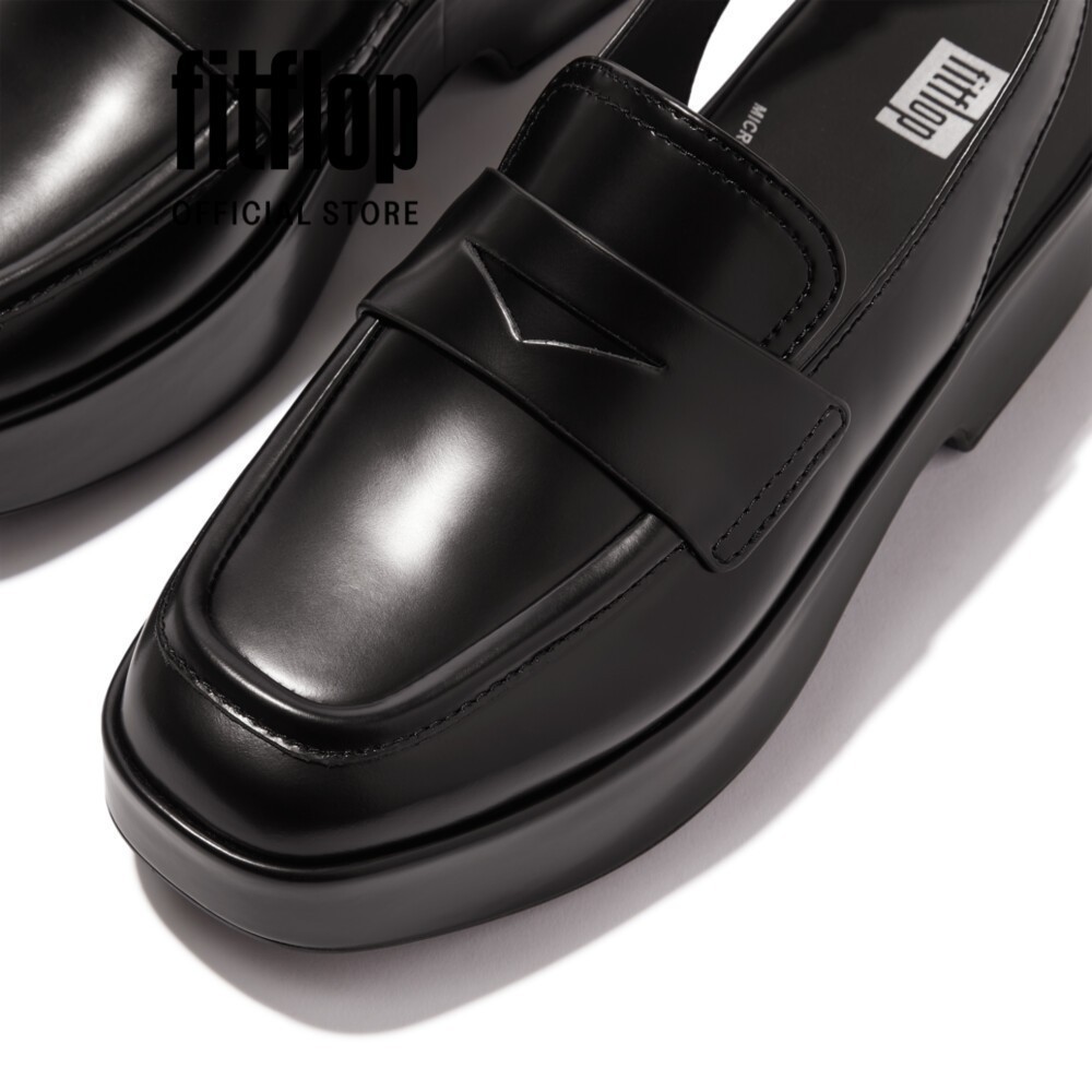 Giày Lười Nữ FitFlop F-LUMA - Black - FL18 - HY4-001