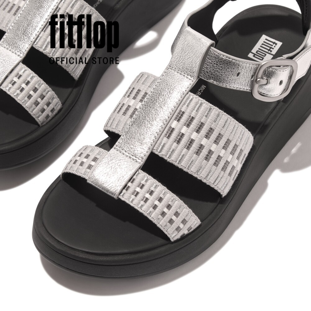 Xăng Đan Nữ FitFlop F-MODE - Silver Mix - FOF - IJ5-619