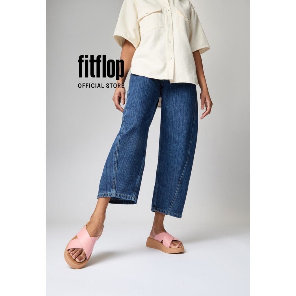 Dép Quai Ngang Nữ FitFlop F-MODE - Soft Blush - FL14 - FW5-B48