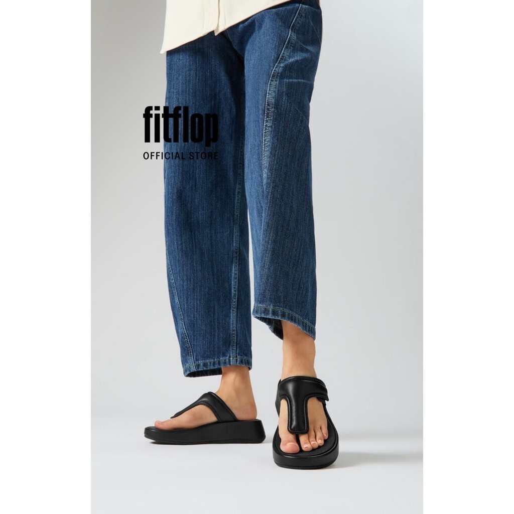 Dép Xỏ Ngón Nữ FitFlop F-MODE - Black - FL16 - IK1-001