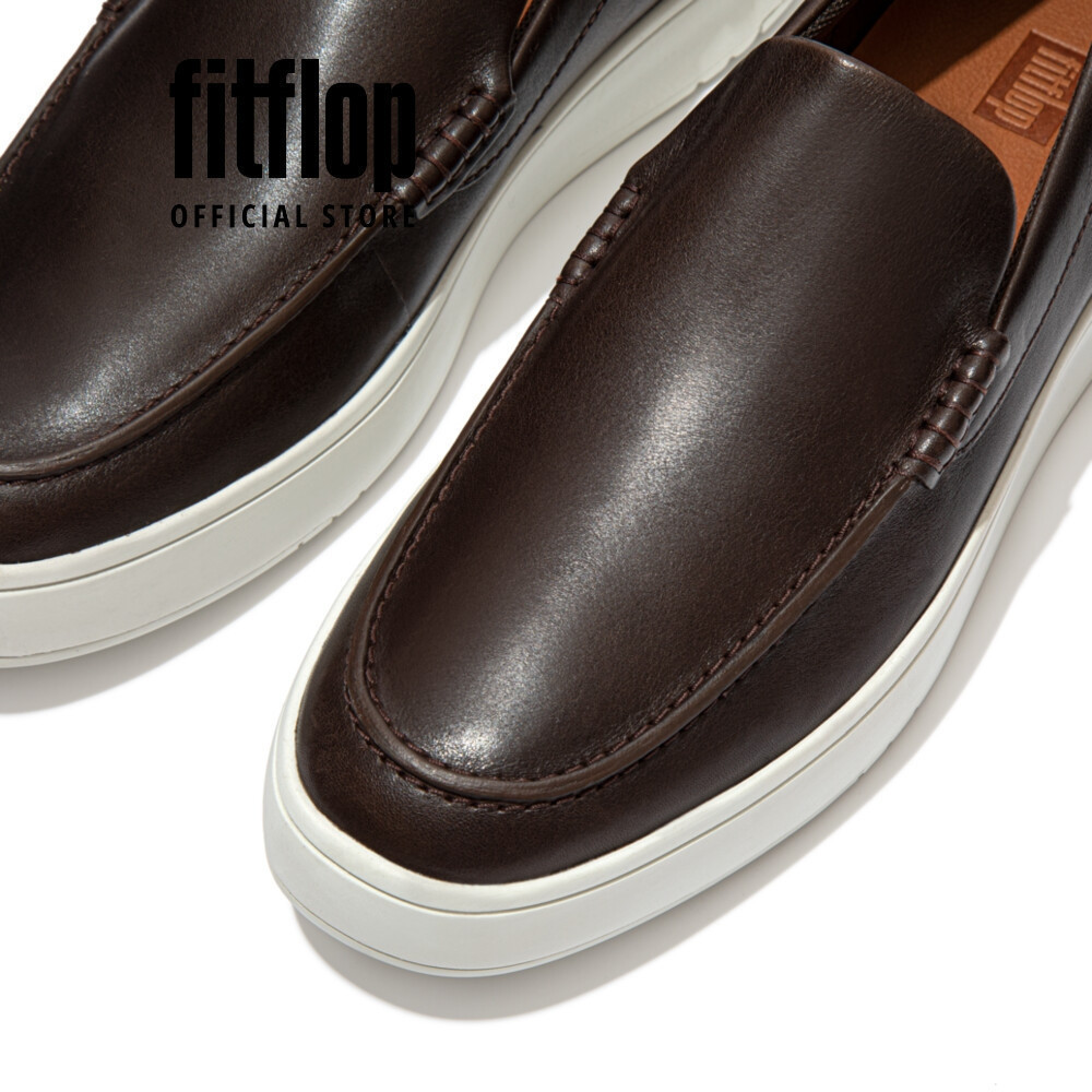 Giày Da BRANCE Nam FitFlop Nam FitFlop Kiểu Lười - Brown - FOT - CX8-170