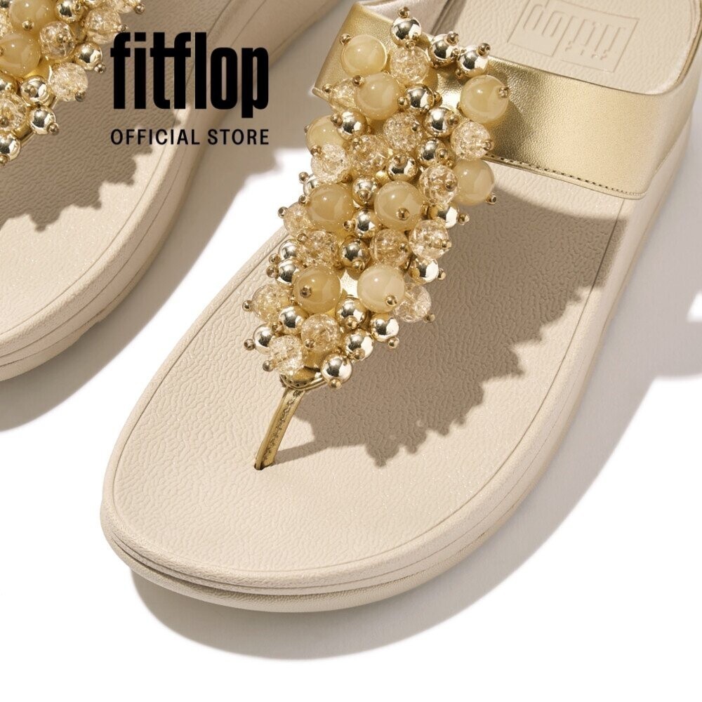Dép Xỏ Ngón Nữ FitFlop FINO - Platino - FOF - HI9-675