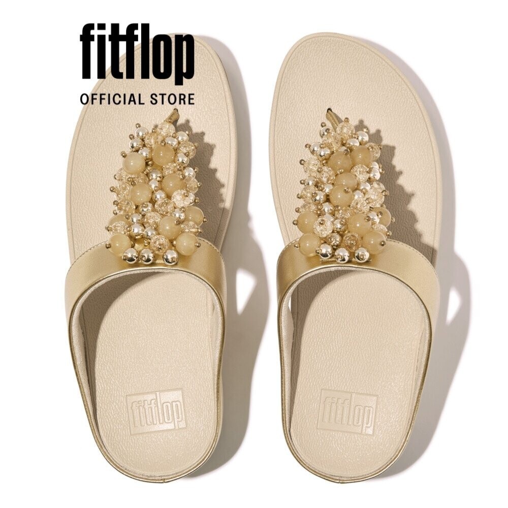 Dép Xỏ Ngón Nữ FitFlop FINO - Platino - FOF - HI9-675