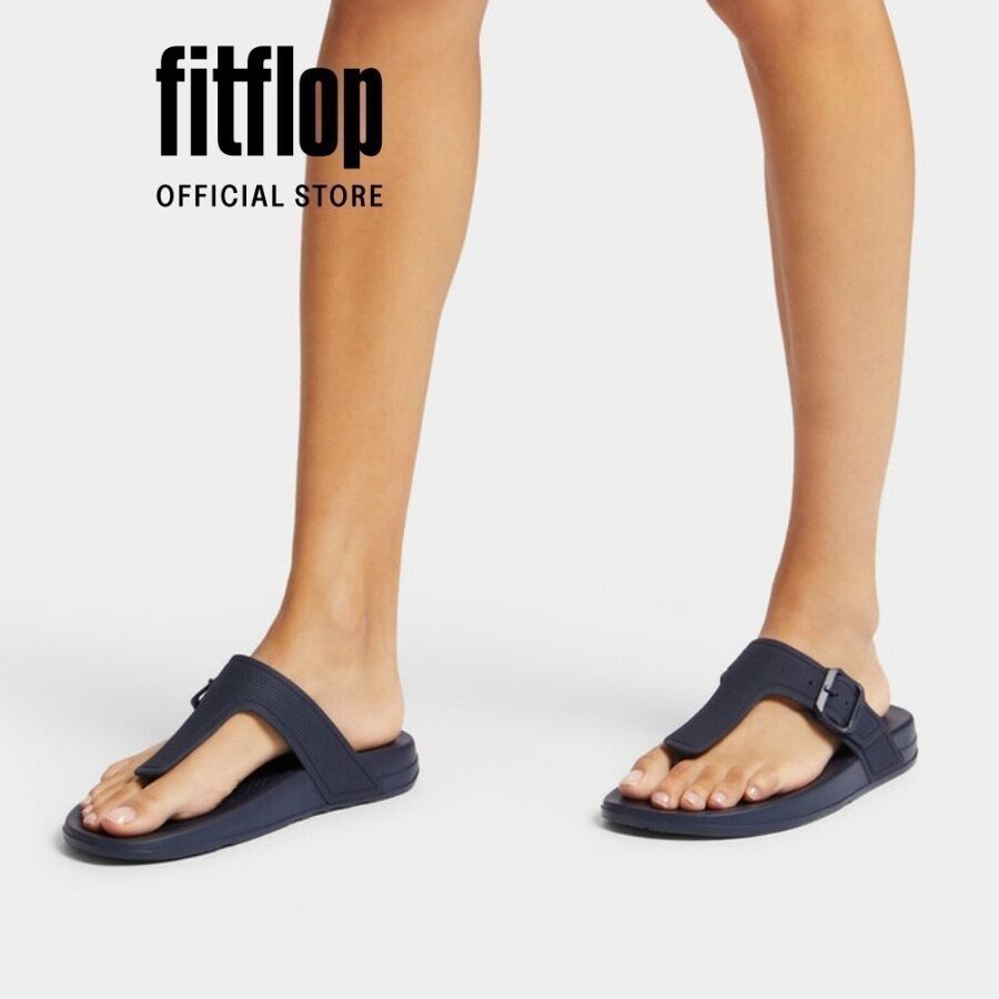Dép Xỏ Ngón Nữ FitFlop IQUSHION - Midnight Navy - FOF - GB3-399
