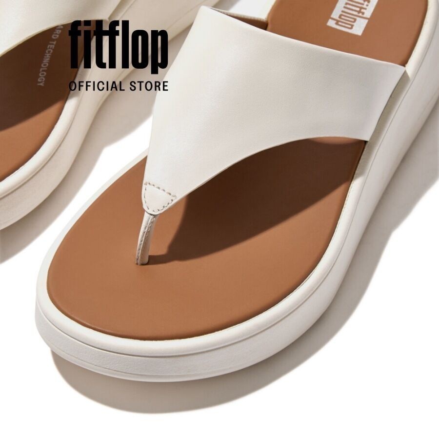 Dép Xỏ Ngón Nữ FitFlop F-MODE - Cream - FL10 - FW4-477