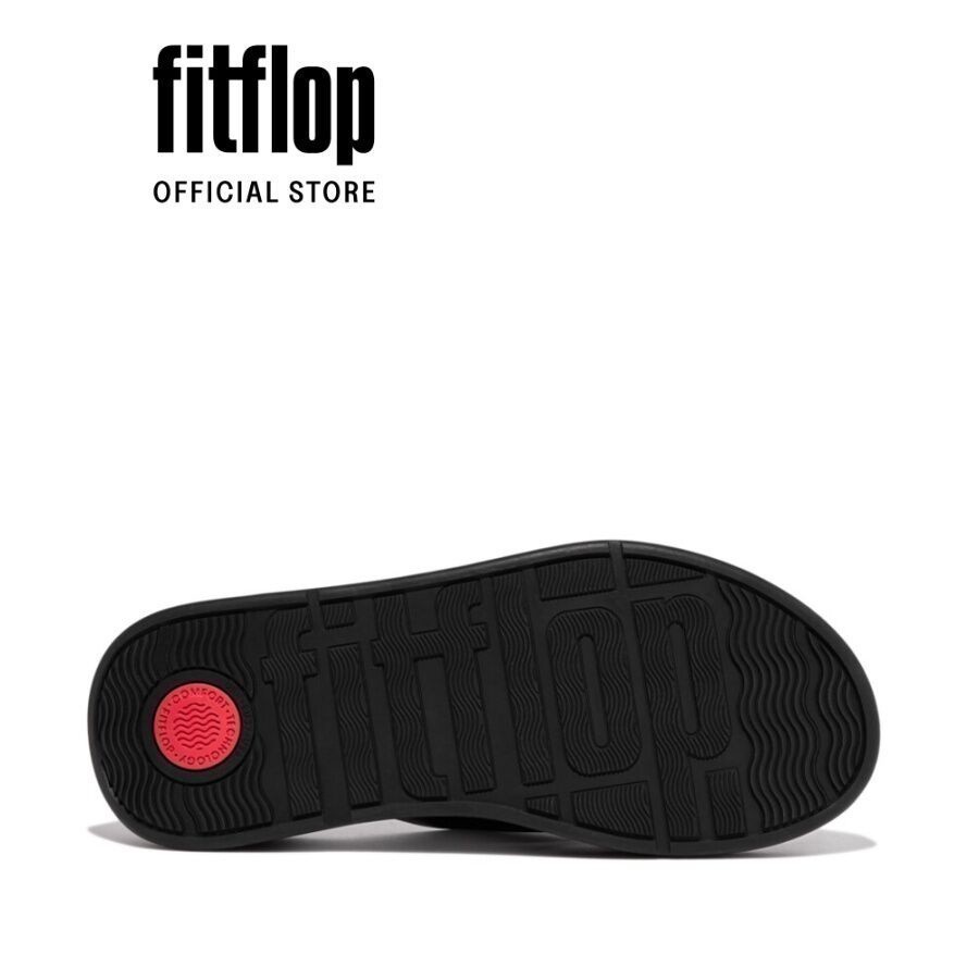 Dép Quai Ngang Nữ FitFlop F-MODE - All Black - FL11 - FW5-090